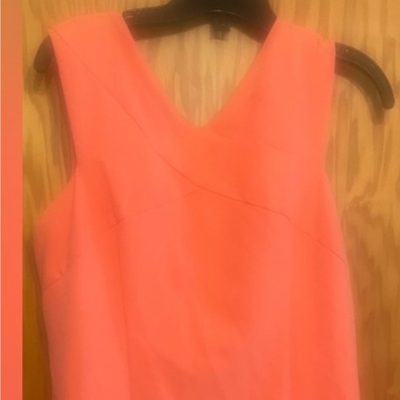 Cute summer midi dress coral size large - Picture 1 of 4